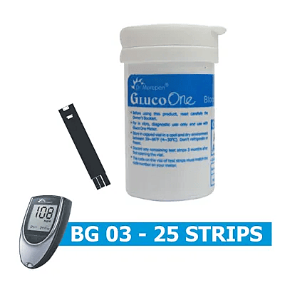 Dr Morepen BG03 Glucometer Strips 25Pcs