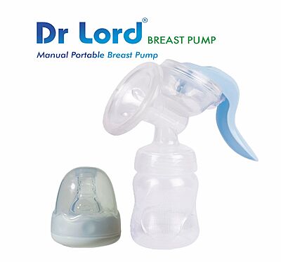 Handheld portable Manual Breast Pump with Bag